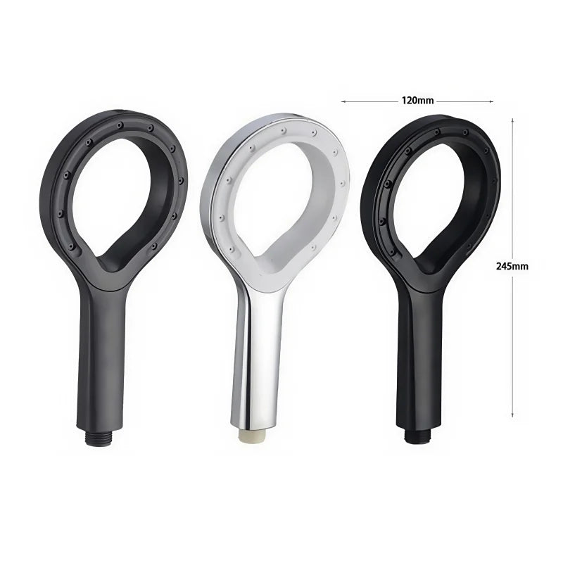 Bathroom Spray Shower Head Pressurized Handheld Shower Big Panel Booster Mixer Bathroom Shower Faucet Accessories Bath Tool