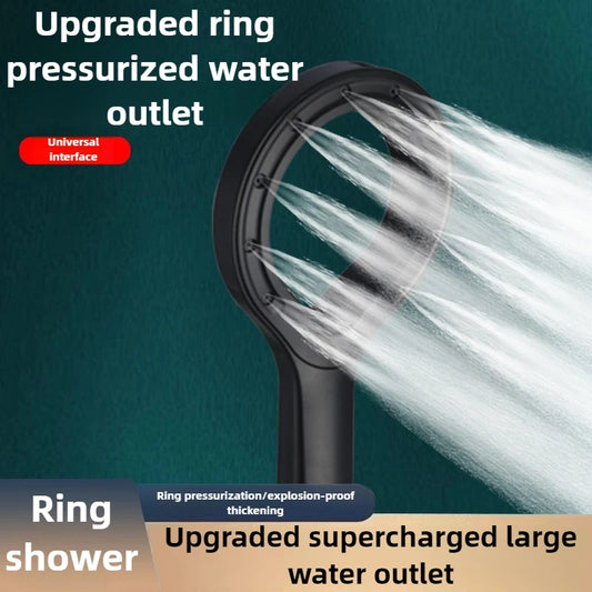 Bathroom Spray Shower Head Pressurized Handheld Shower Big Panel Booster Mixer Bathroom Shower Faucet Accessories Bath Tool
